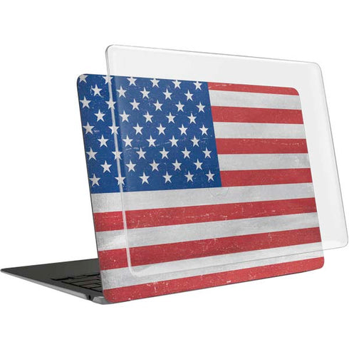 American Flag Distressed MacBook Air 15in (2023-2025) Case plus Skin
